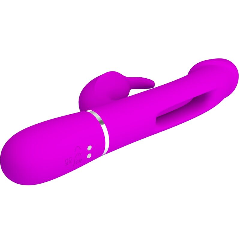 PRETTY LOVE - vibromasseur lapin 3 en 1 multifonction bleu violet