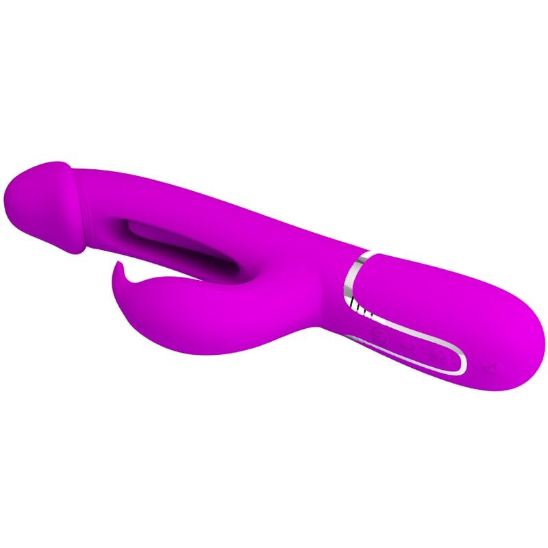 PRETTY LOVE - vibromasseur lapin 3 en 1 multifonction bleu violet