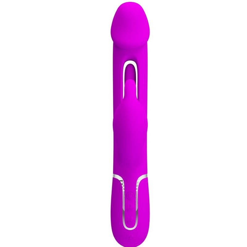 PRETTY LOVE - vibromasseur lapin 3 en 1 multifonction bleu violet