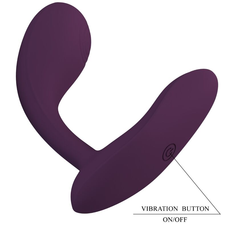 PRETTY LOVE - vibromasseur rechargeable pour point G avec 12 vibrations et application Lila