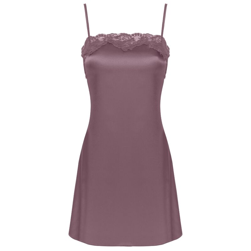 LIVCO - L249 nuisette/peignoir sensuel, ensemble sensuel haut et string violet