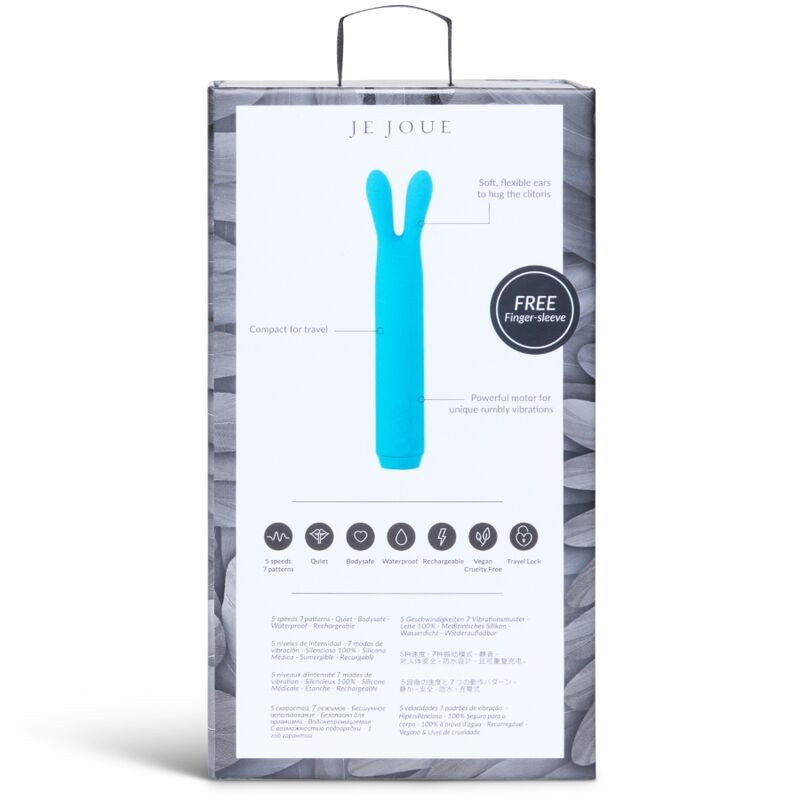 JE JOUE - mini vibromasseur lapin TEAL STRONG