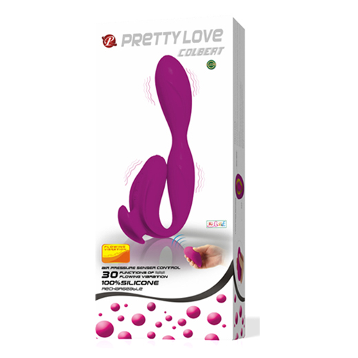 PRETTY LOVE – COLBERT vibromasseur clitoris et point G violet