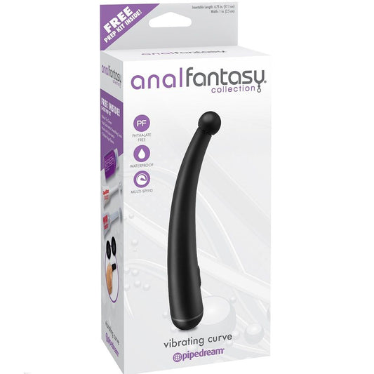 ANALFANTASY - plug anal vibrant courbé