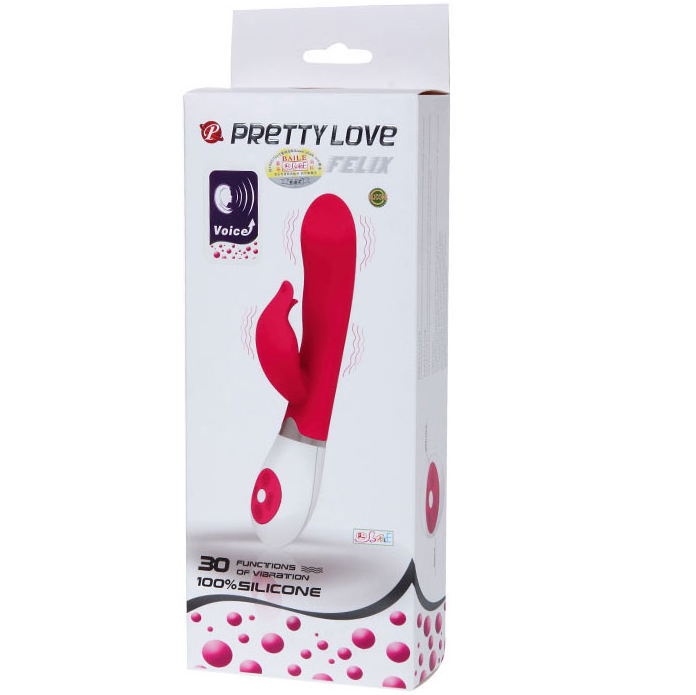 PRETTY LOVE – FELIX vibromasseur lapin avec commande vocale