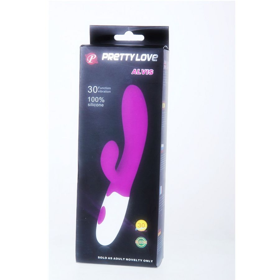 PRETTY LOVE - vibromasseur ALVIS avec stimulateur de clitoris