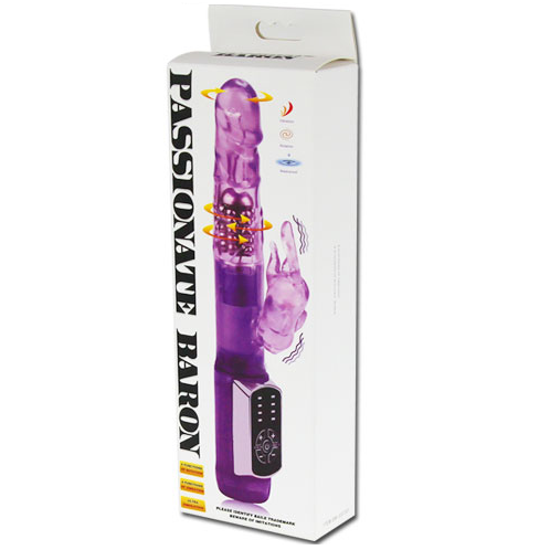 BAILE – PASSIONATEBARON vibromasseur lapin violet