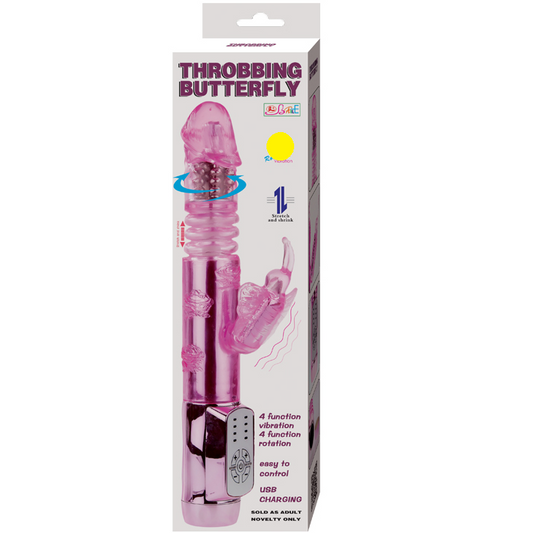 BAILE – THROBBINGBUTTERFLY vibromasseur lapin rose