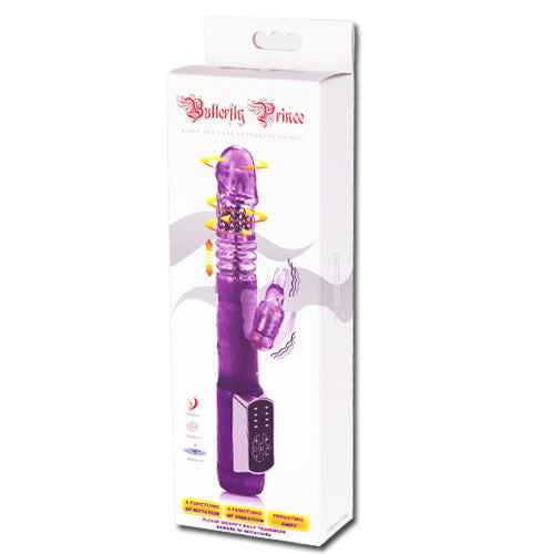 BAILE – BUTTERFLYPRINCE vibromasseur lapin violet