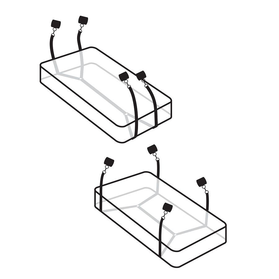 FETISHFANTASY – menottes chevilles et main pour matelas