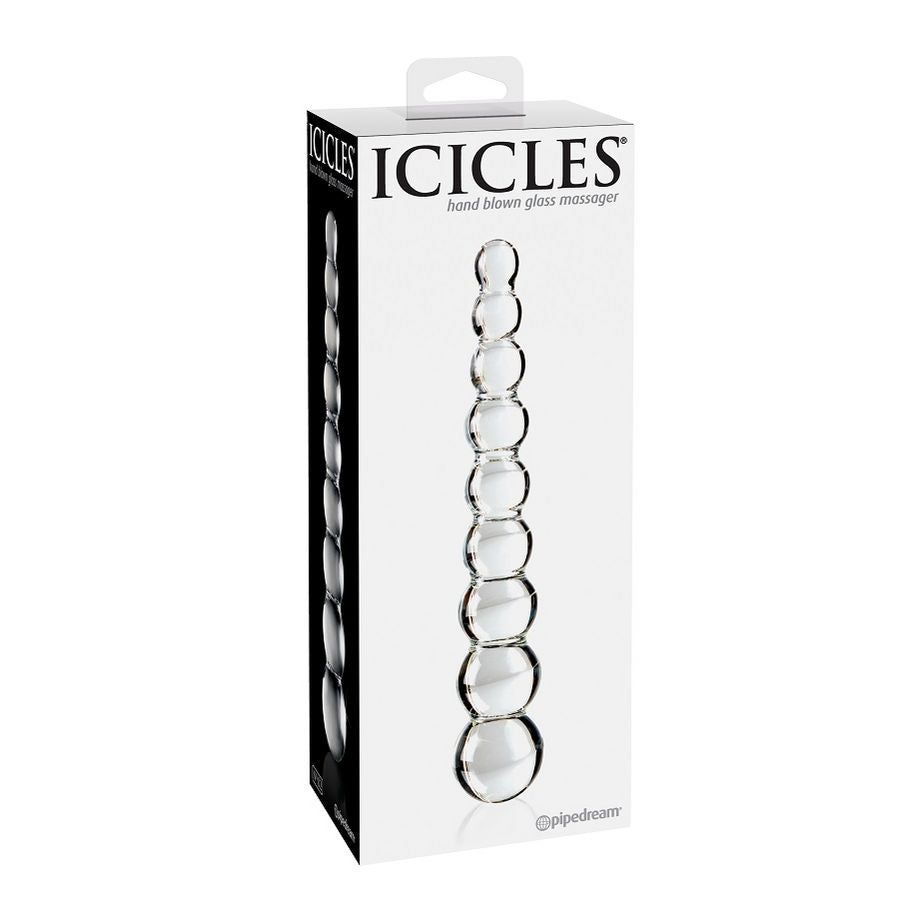 ICICLES - n. 2 plug anal en verre