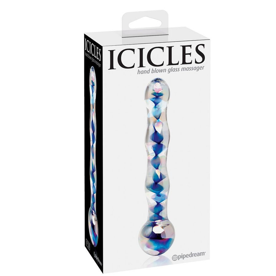 ICICLES - n. 8 plug anal en verre