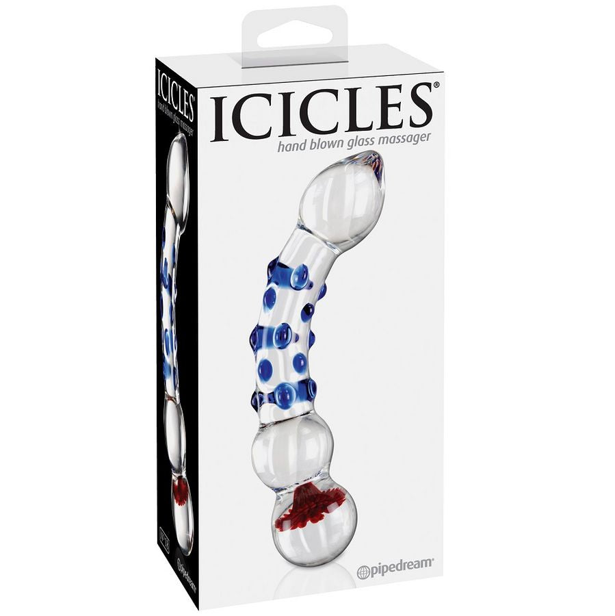 ICICLES - n. 18 plug anal en verre