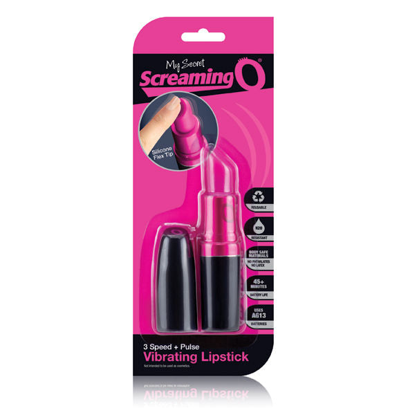 SCREAMINGO – mini vibromasseur en forme de rouge à lèvres