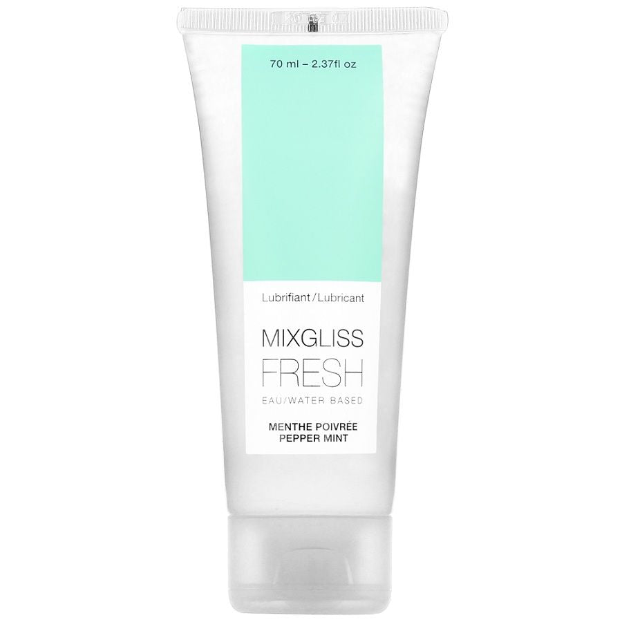 MIXGLISS - LUBRIFIANT À BASE D'EAU EFFET FROID SAVEUR MENTHE 70 ML