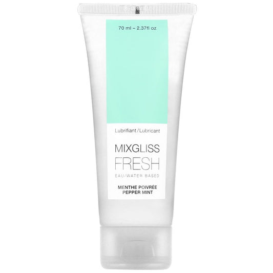 MIXGLISS - LUBRIFIANT À BASE D'EAU EFFET FROID SAVEUR MENTHE 70 ML