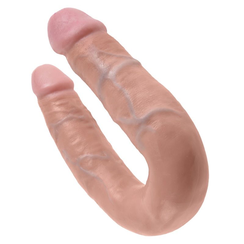 KINGROCK - gode double pénétration 13.9 cm réaliste