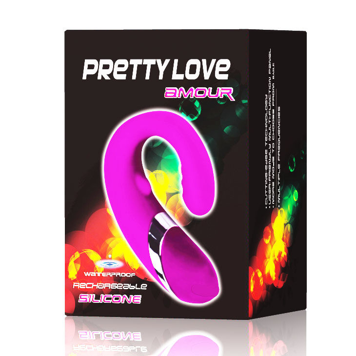 PRETTY LOVE – AMOUR vibromasseur prostate et point P violet