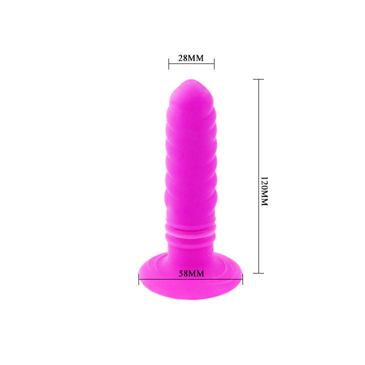 PRETTY LOVE – TWIST plug anal avec ventouse