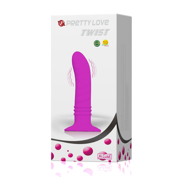 PRETTY LOVE – TWIST plug anal avec ventouse