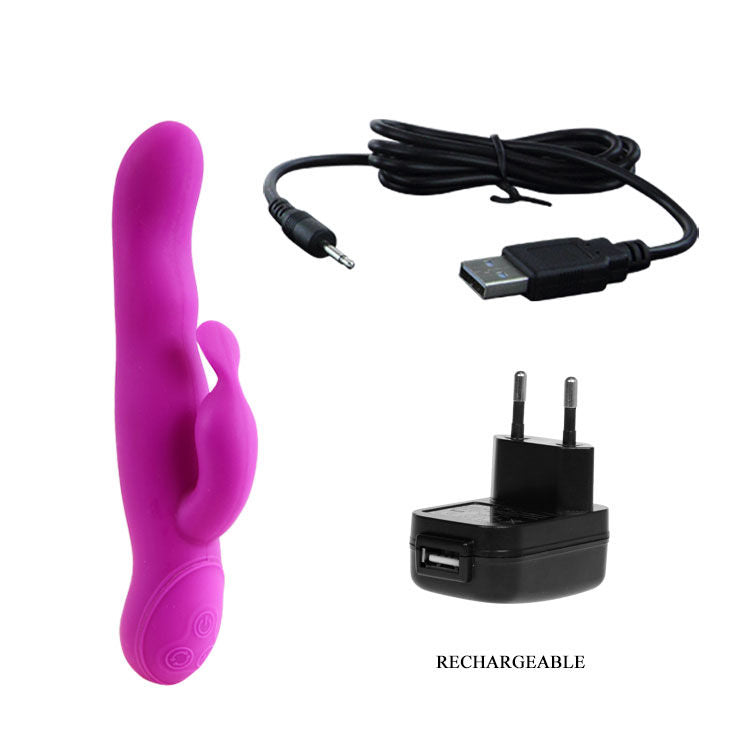 PRETTY LOVE – vibromasseur lapin avec rotation violet HALE