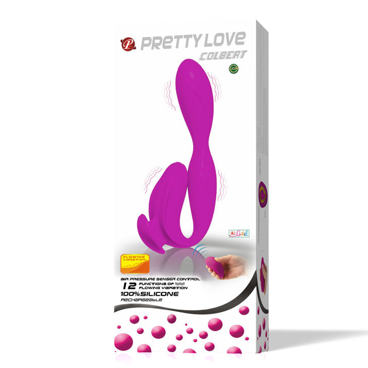 PRETTY LOVE – COLBERT vibromasseur clitoris et point G violet