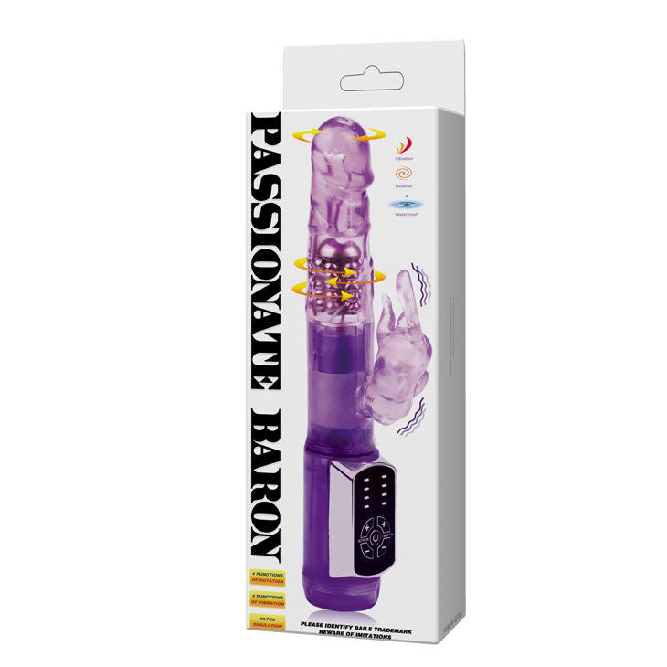 BAILE – PASSIONATEBARON vibromasseur lapin violet