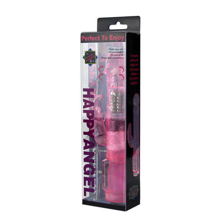 BAILE - mini vibromasseur lapin avec rotation rose