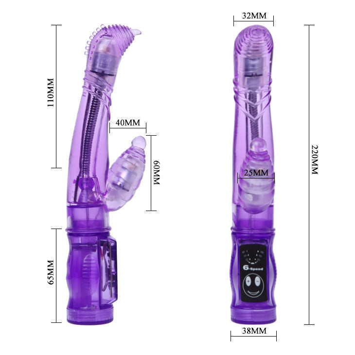 BAILE – INTIMATELOVER vibromasseur flexible lapin violet