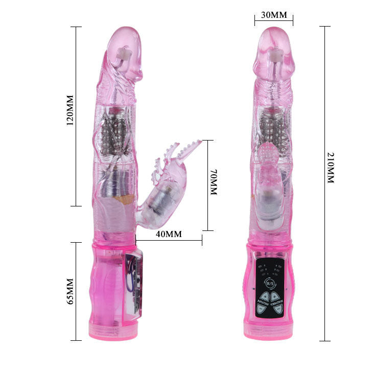 BAILE – LOVER vibromasseur lapin avec rotation violet