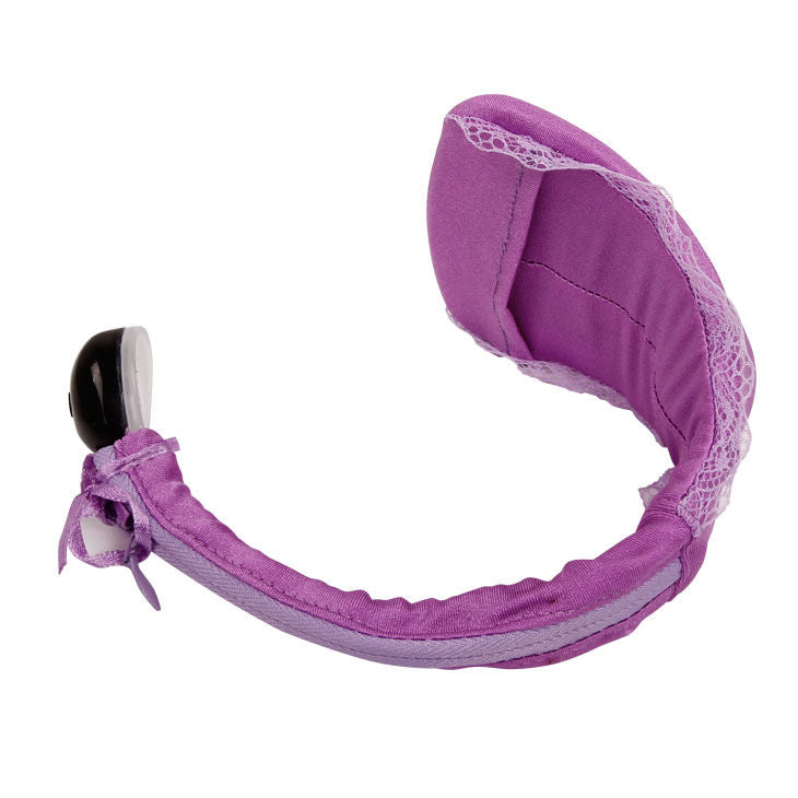 BAILE - string avec vibromasseur intégré télécommandé violet