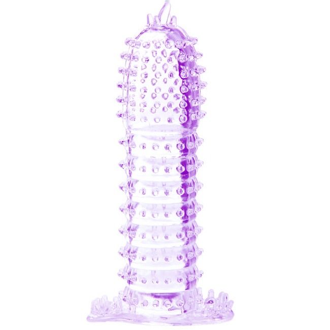 BAILE - extension de pénis ajustable en silicone violet 14 cm