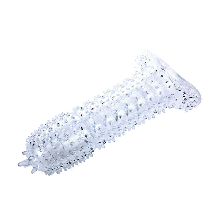 BAILE - extension de pénis ajustable en silicone transparent 14 cm