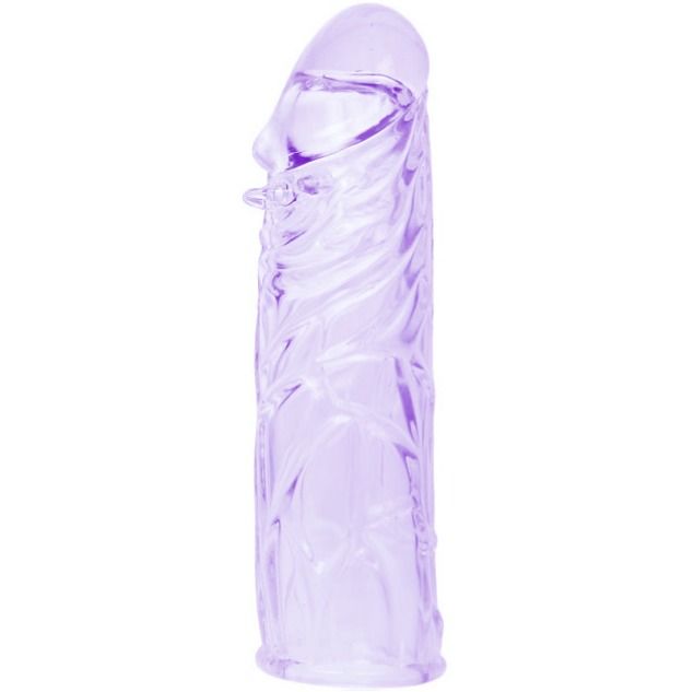 BAILE – extension de pénis ajustable en silicone violet 13 cm