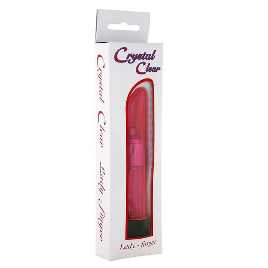 SEVENCREATIONS - vibromasseur CRYSTALCLEAR en forme de doigt rose