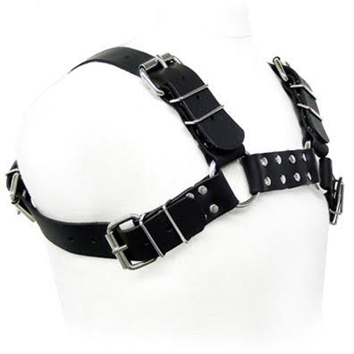 LEATHER BODY - HARNAIS BULLDOG NOIR