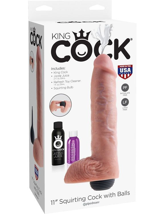 KINGROCK - gode réaliste avec fonction éjaculation 27.94 cm