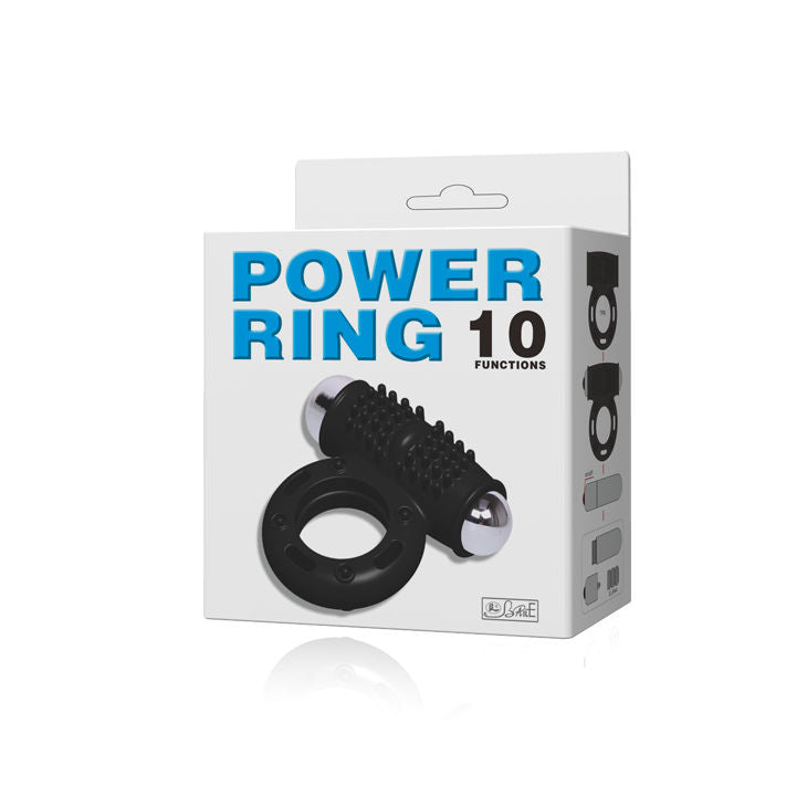 BAILE - anneau pénien vibrant POWERRING 10v