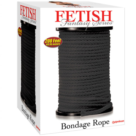 FETISH FANTASY SERIES - corde de bondage noir 60m