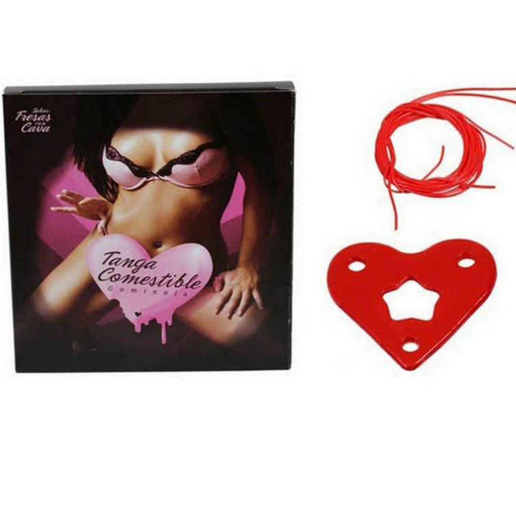 SECRETPLAY - string comestible femme saveur fraise