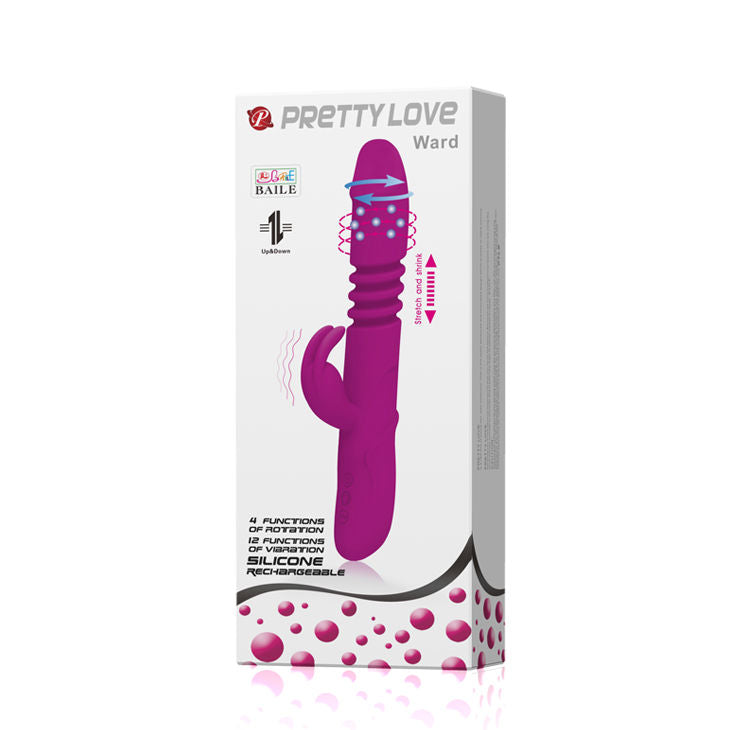 PRETTY LOVE – WARD vibromasseur lapin avec va et vient