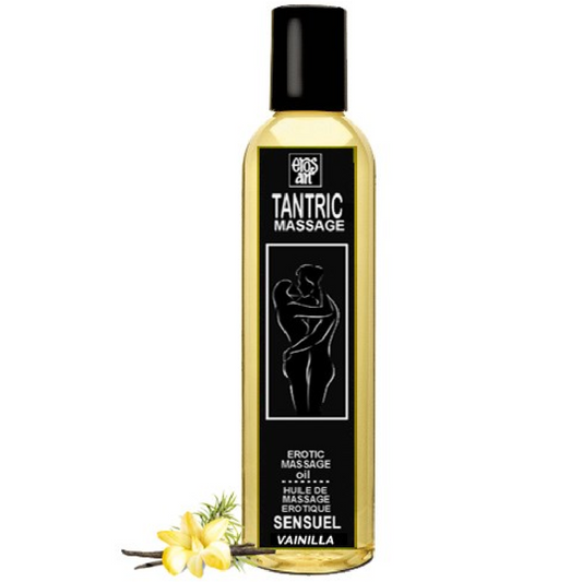 EROS-ART - HUILE DE MASSAGE TANTRIQUE NATURELLE ET VANILLE APHRODISIAQUE 30 ML