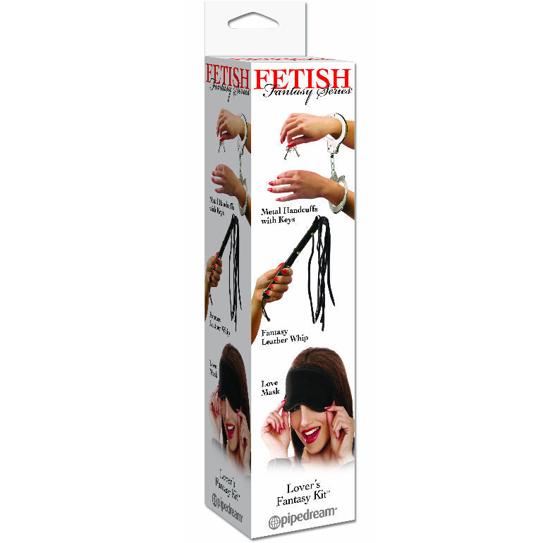 FETISH FANTASY - kit FETISH fouet, menotte et masque