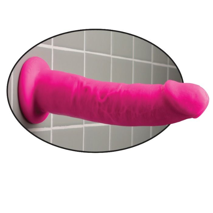 DILLIO - gode avec ventouse 22,9 cm DILLIO rose