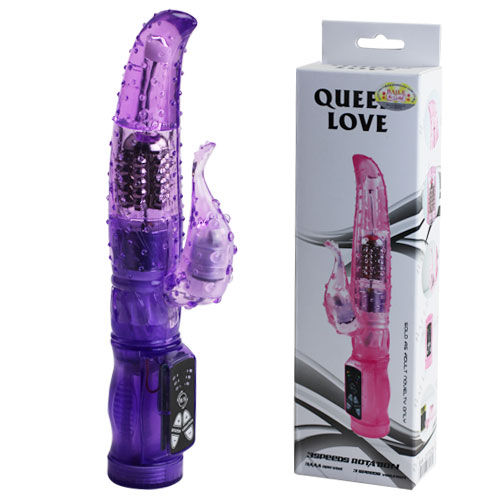 BAILE – LOVERQUEEN vibromasseur lapin avec rotation violet