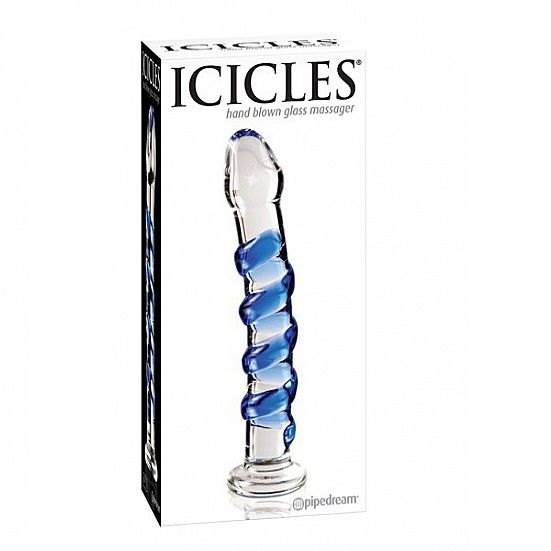 ICICLES - n. 05 plug anal en verre