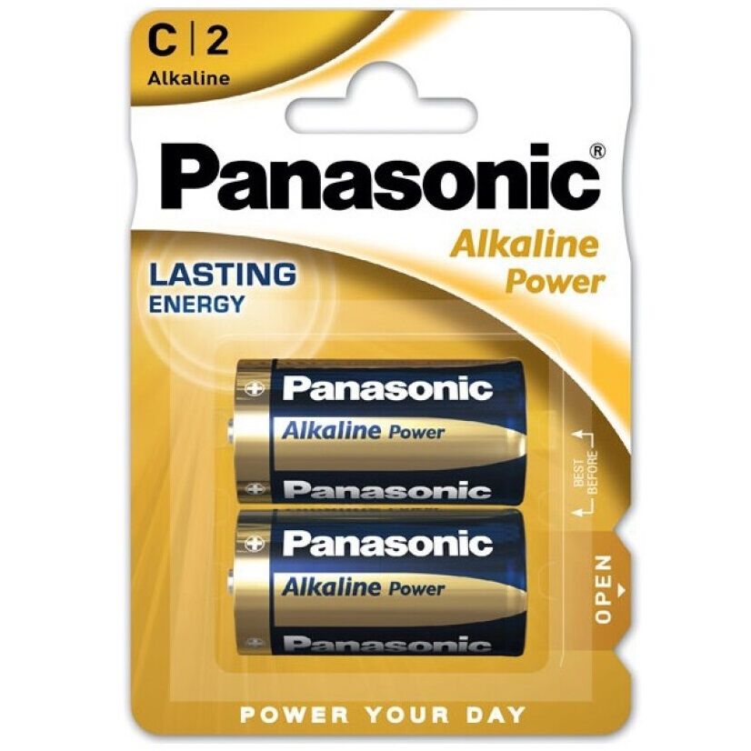 PANASONIC - batterie bronze c lr14 2 unités