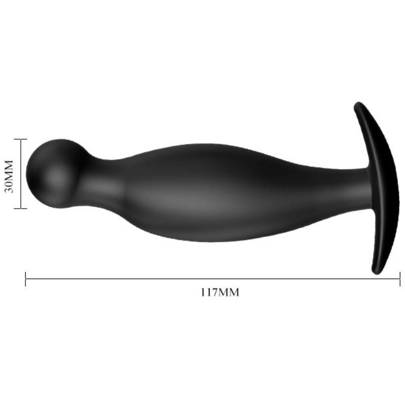 PRETTY LOVE - plug anal en silicone 11.7 cm noir