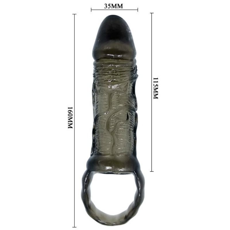 BAILE - extension de pénis avec sangle pour testicules 11.5 cm