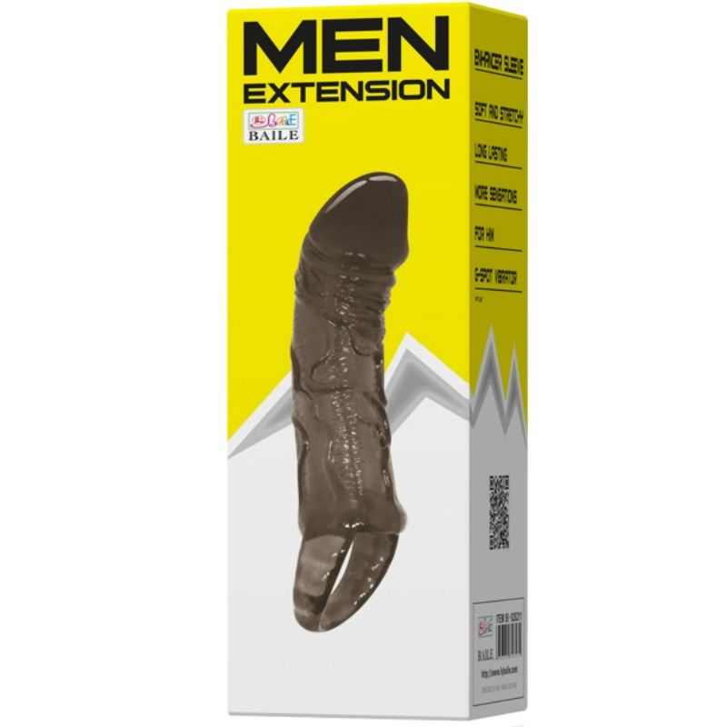 BAILE - extension de pénis avec sangle pour testicules 11.5 cm